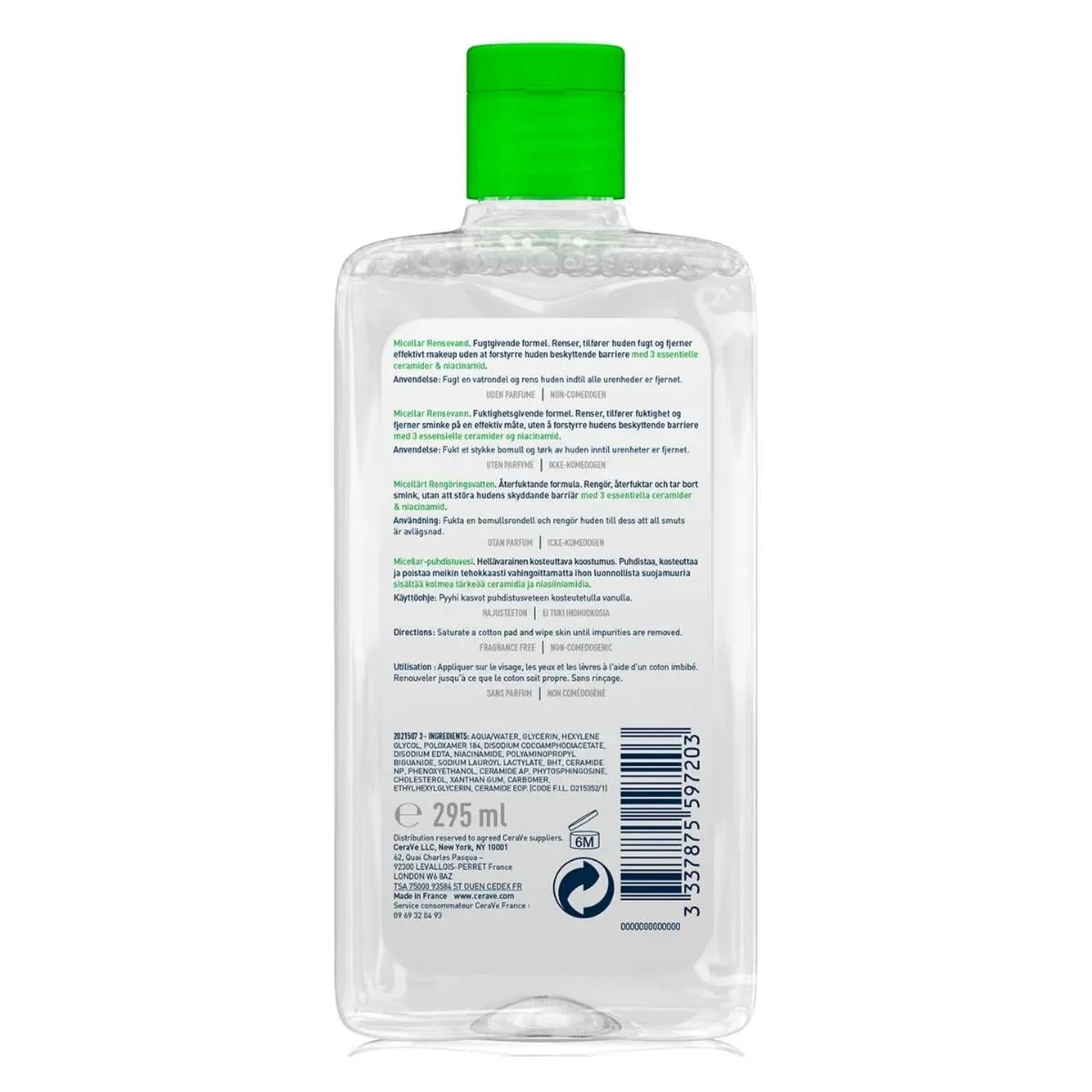 CeraVe | Micellar Cleansing Water 295ml - Image 4