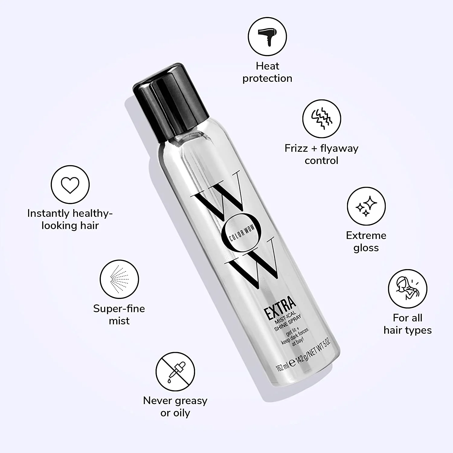 Color Wow | Extra Mist-ical Shine Spray 162ml - Image 5