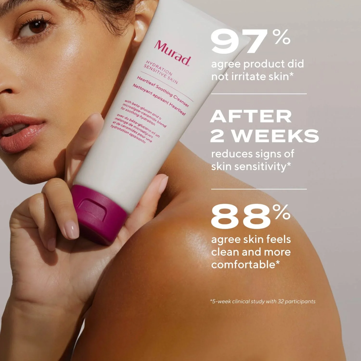 Murad | Heartleaf Soothing Face Cleanser 148ml - Image 3