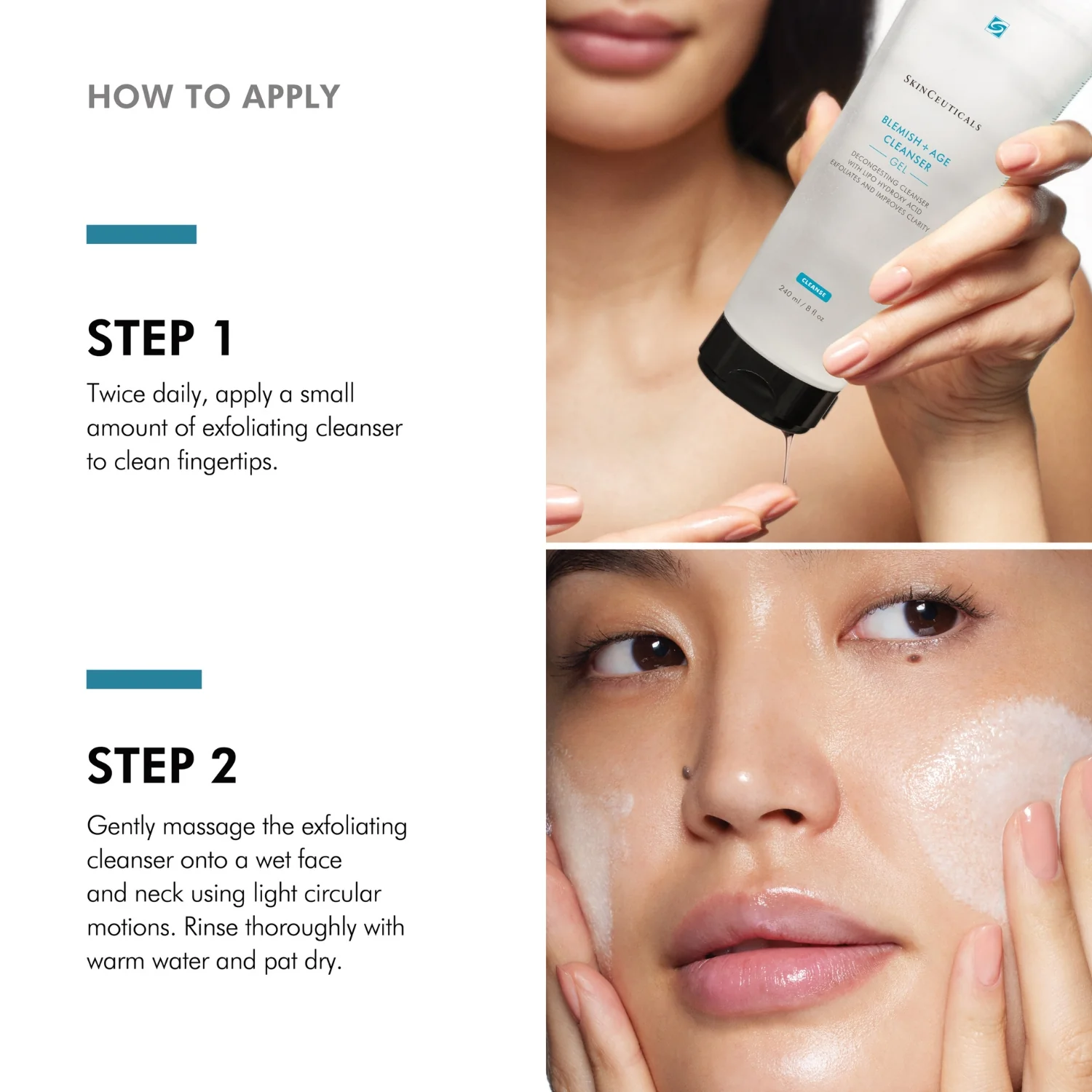SkinCeuticals Blemish + Age Cleansing Gel 240ml - Image 3