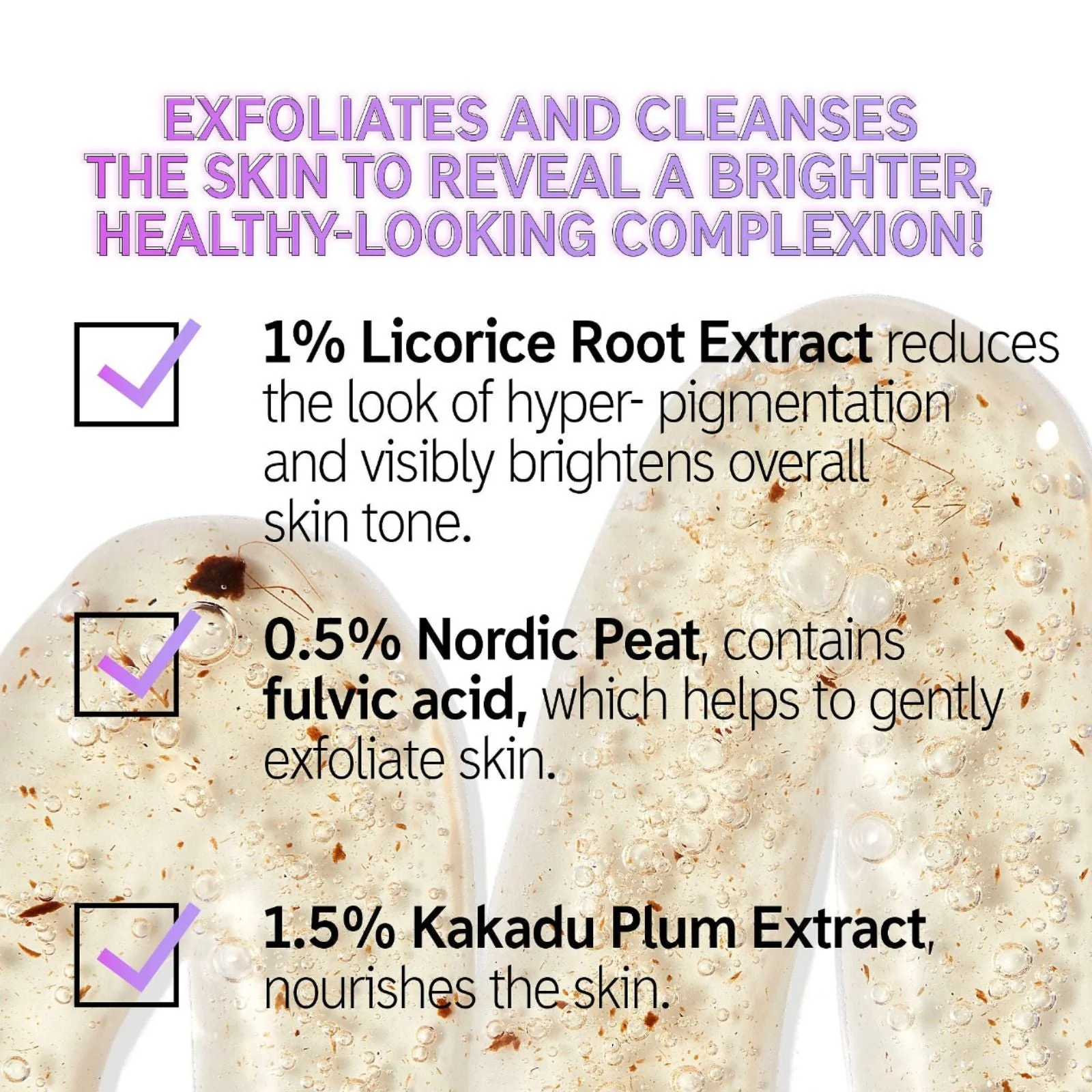 The Inkey List | Fulvic Acid Cleanser 50ml (Travel Size) - Image 3