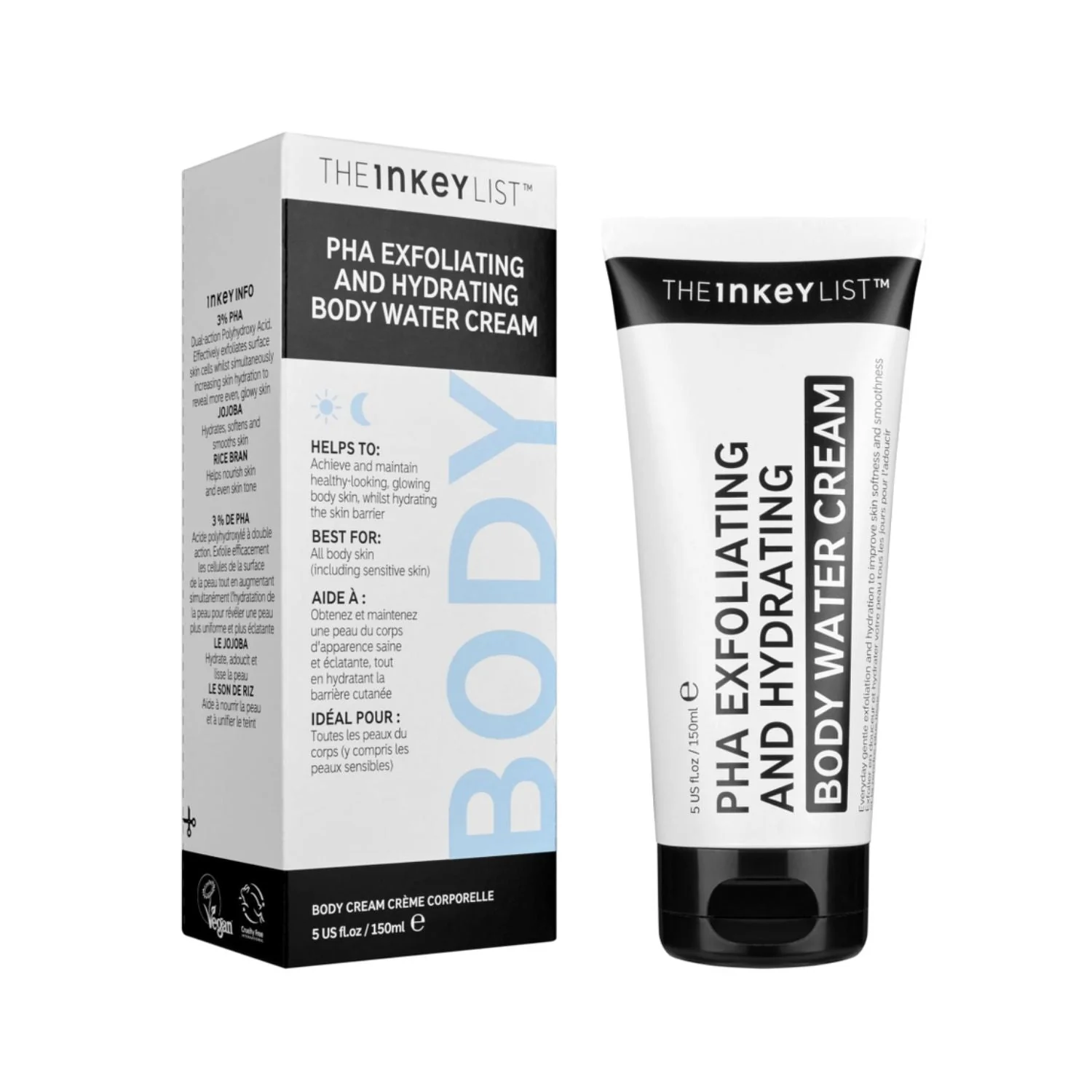 The Inkey List | PHA Exfoliating & Hydrating Body Water Cream - Image 5